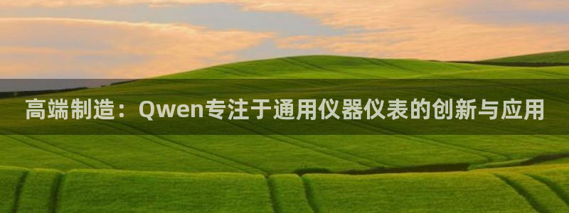意昂体育3联系电话：高端制造：Qwen专注于通用仪器仪表的创