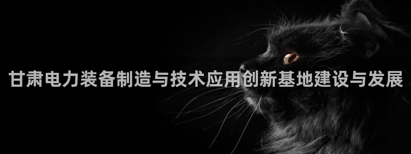 意昂体育3软件：甘肃电力装备制造与技术应用创新基地建设与发展